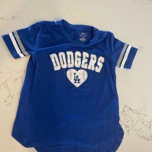 Girls Dodgers shirt Med